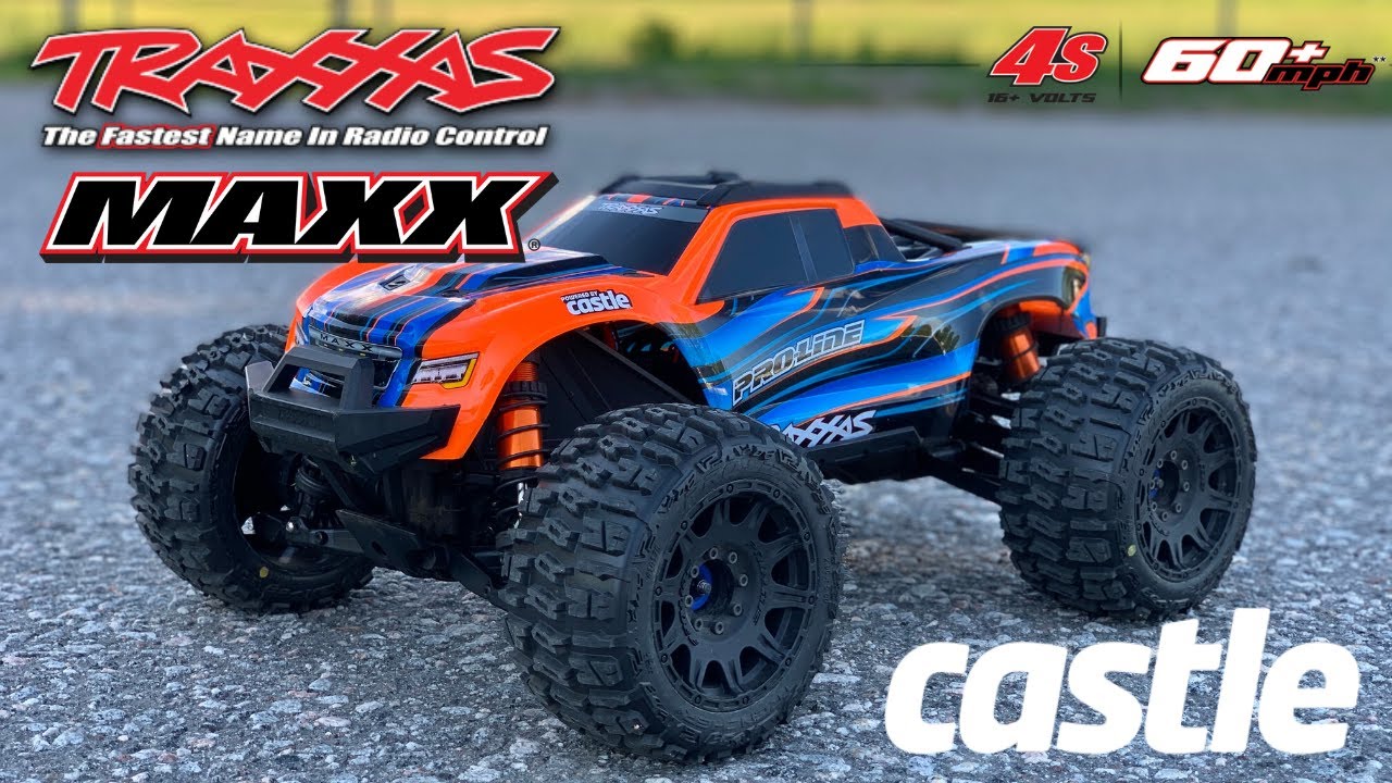 Модернизация Traxxas Maxx 4s Castle 1/8 2200KV (установка, запуск, общее мнение)