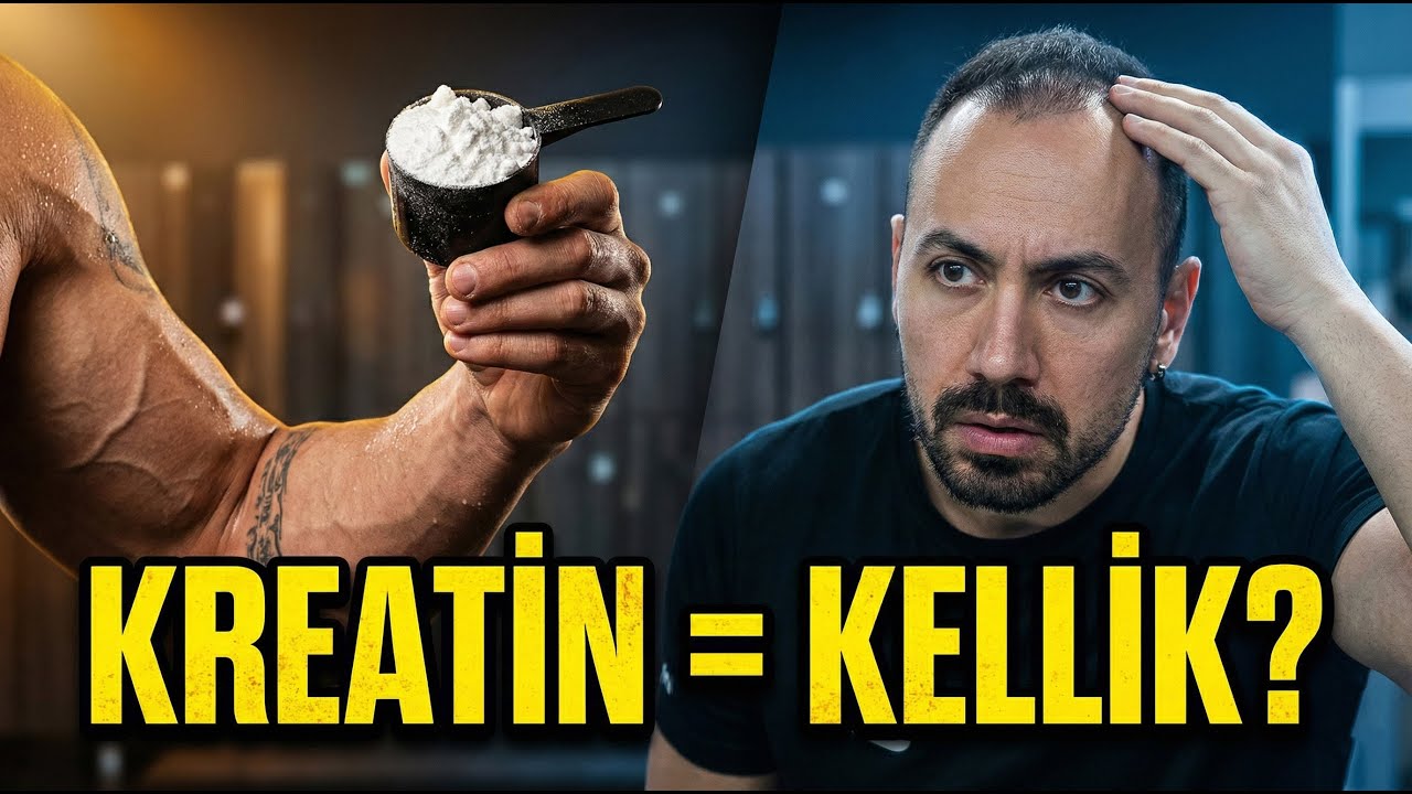 Kreatin (Creatine) = Kellik? Gerçekten Saç Döker mi? | Videocast