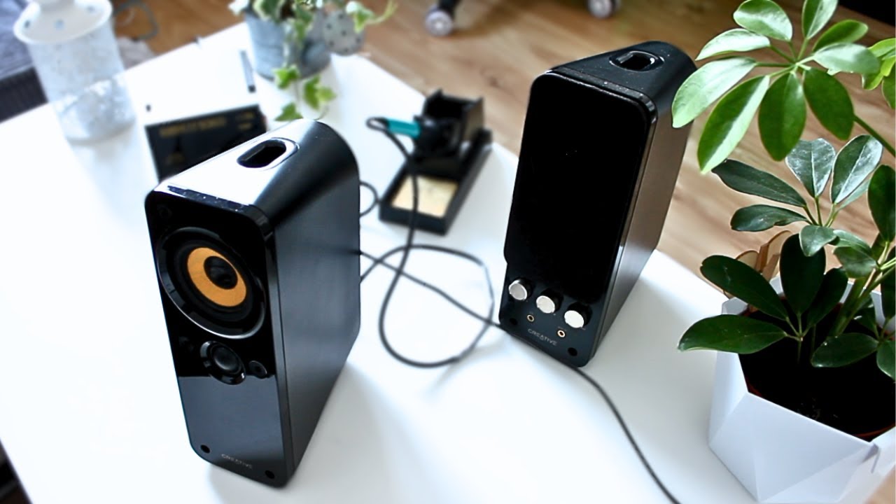 KUPIŁEM GŁOŚNIKI CREATIVE GIGAWORKS T21 ZA 35ZŁ - PROFESJONALNE CZYSZCZENIE I DROBNA NAPRAWA | 4K