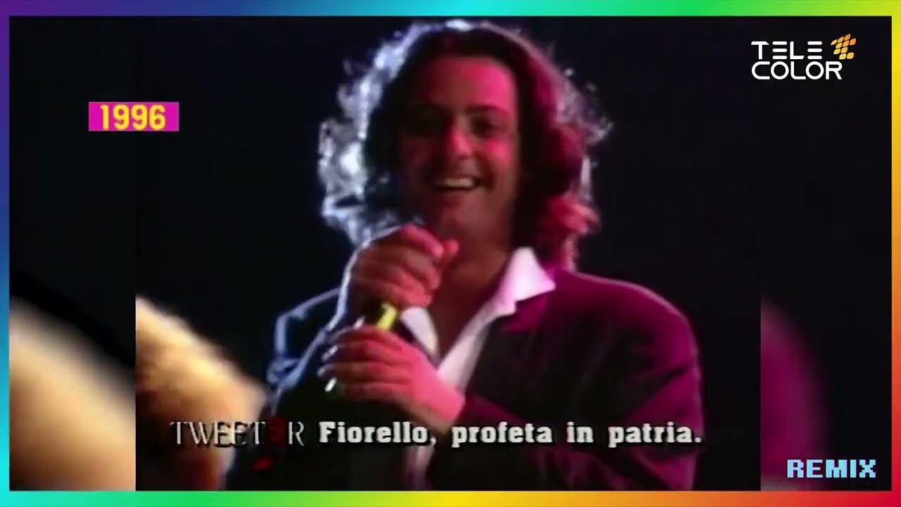 Telecolor:  Rosario e Beppe Fiorello ad Agusta su Tweeter  (1996)