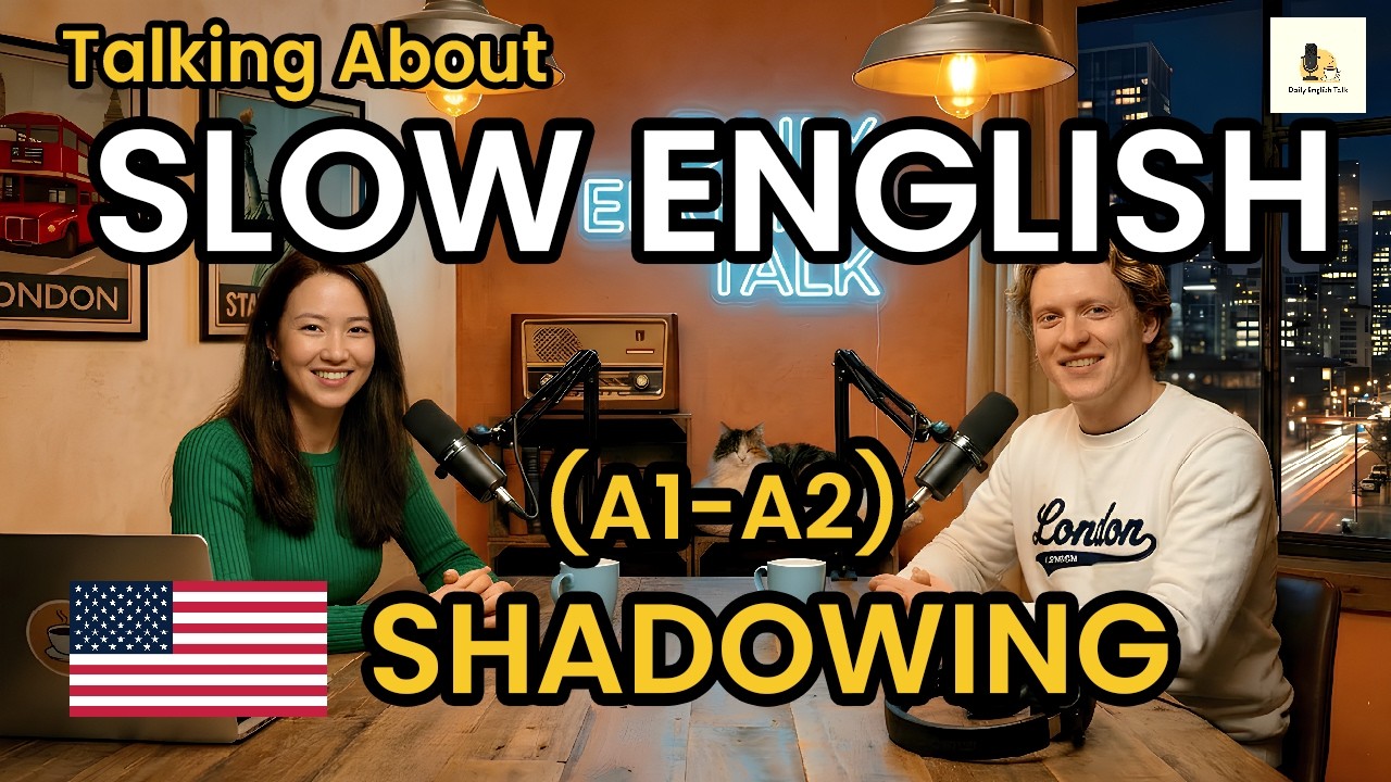 Daily Routine English | Slow Listening Practice & Speaking Fluency for Beginners