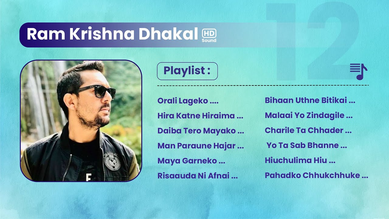 Ram Krishna Dhakal Greatest 𝄀 Top Songs Collection 𝄀 Jukebox