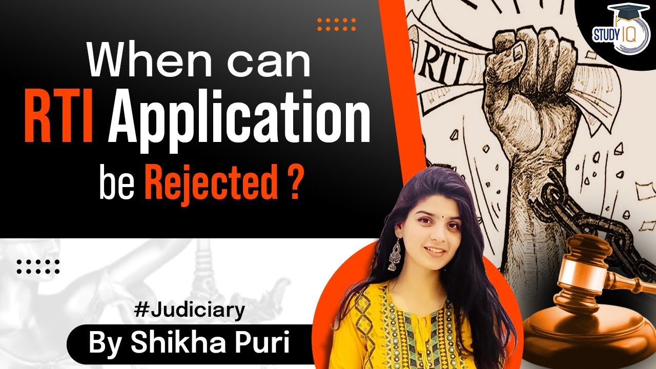 Information that can be denied to you in RTI | Know the Law | UPSC | Judiciary