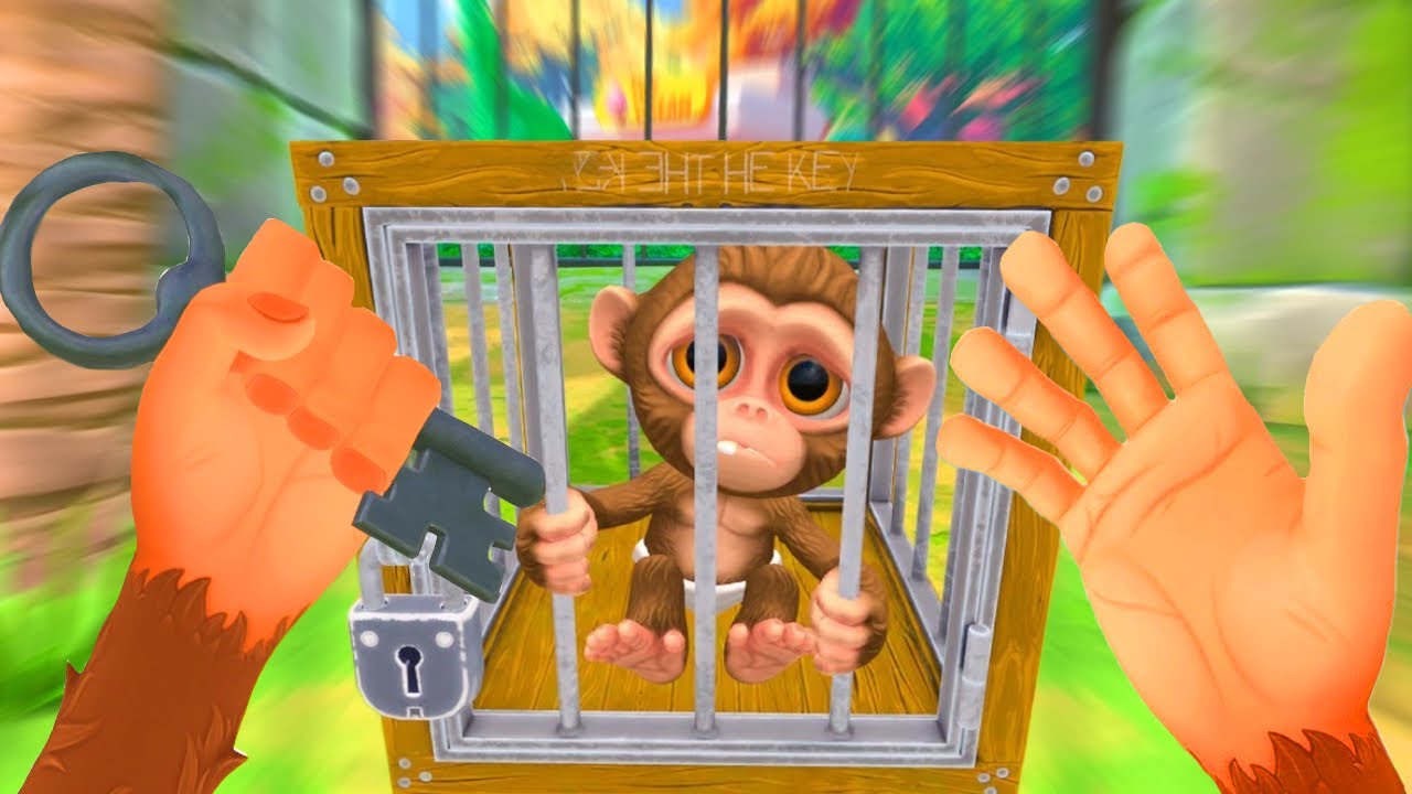 Can I FREE The Baby Monkey In I Am Monkey VR?