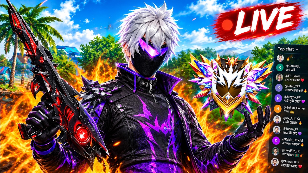 🔴 Free Fire LIVE 🖥️ | ⚡ Headshot King Is Back | MADDY FF#freefire #live #maddyff