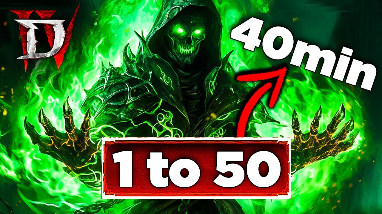 Level 50 in 40 Minutes! Fast XP with a Simple Trick in Diablo 4