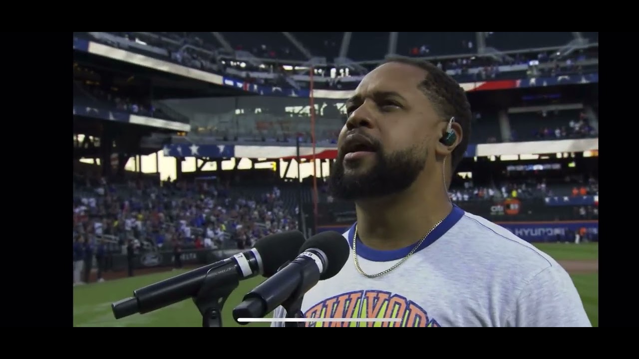 Victor Chambers Performs National Anthem for the New York Mets