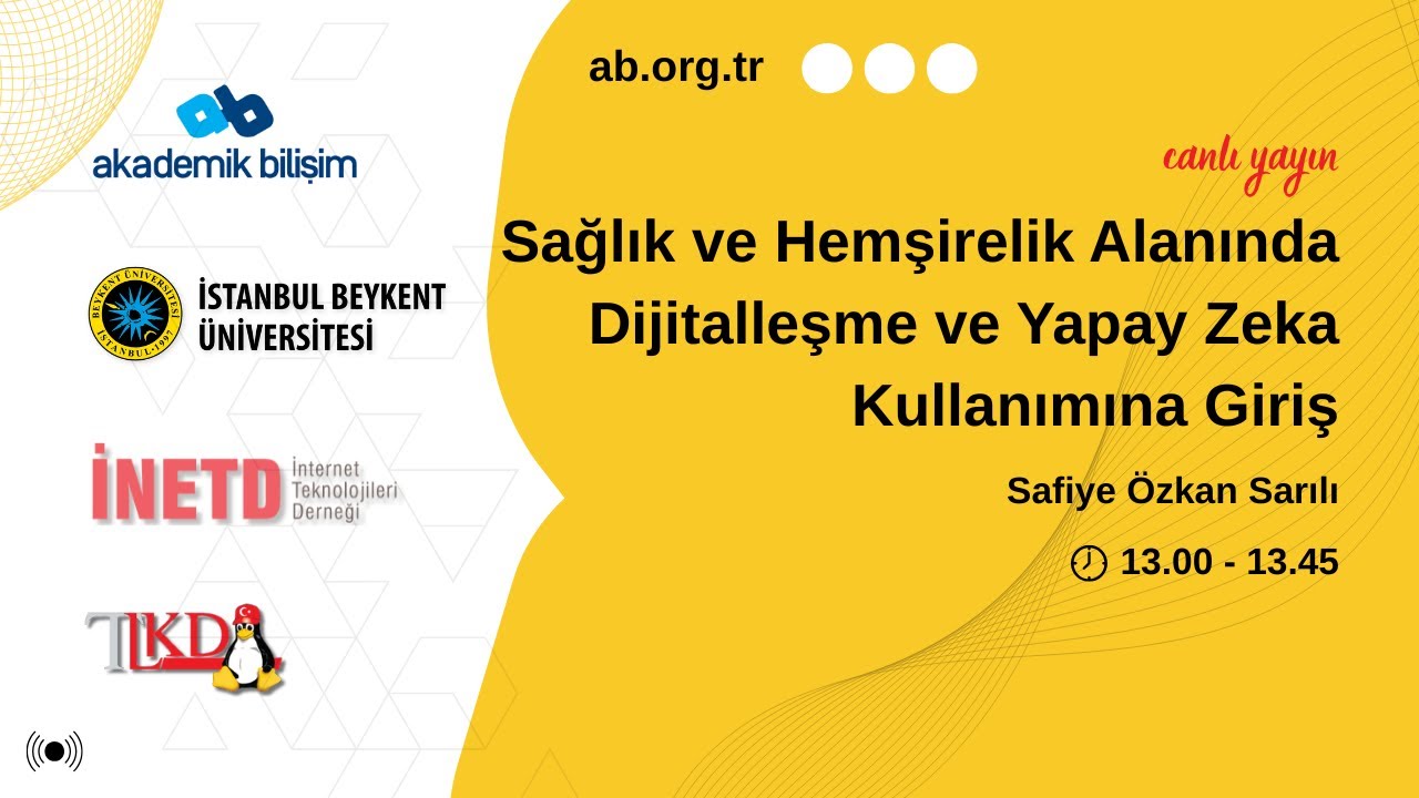 Sağlık ve Hemşirelik Alanında Dijitalleşme ve Yapay Zeka Kullanımına Giriş - 24. Akademik Bilişim