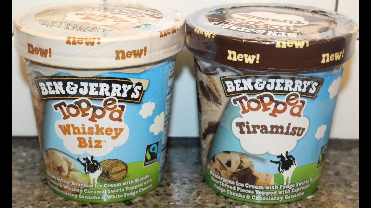 Ben & Jerry’s Topped: Whiskey Biz & Tiramisu Review
