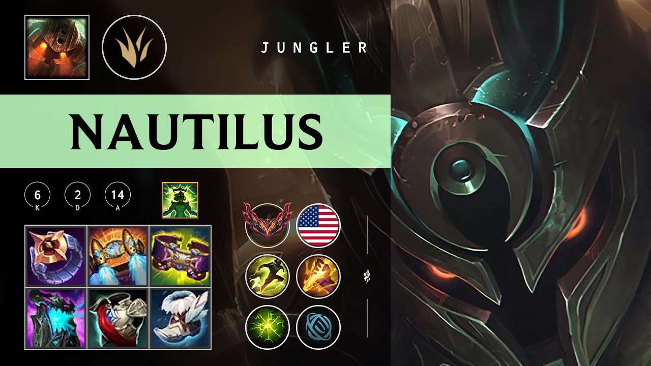 Nautilus Jungle vs Graves - NA Grandmaster Patch 26.07