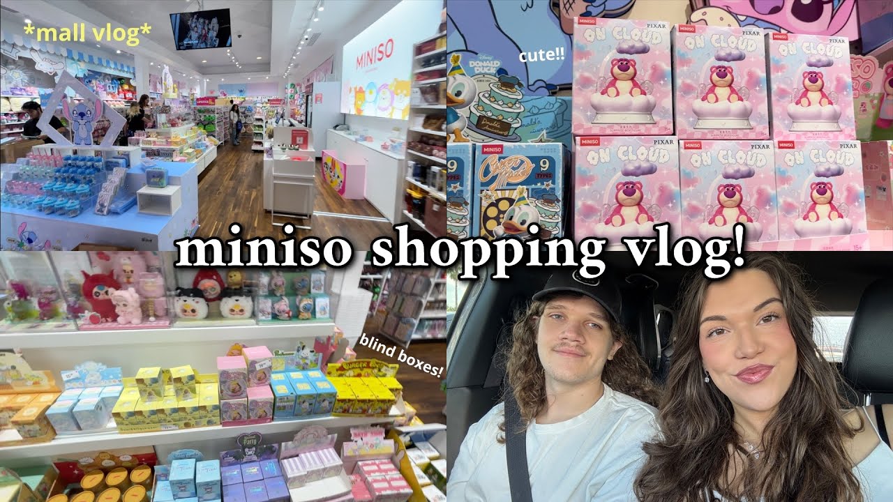 Shop With Me Miniso Mall Shopping Vlog! Sanrio, Disney, Blind Boxes, etc