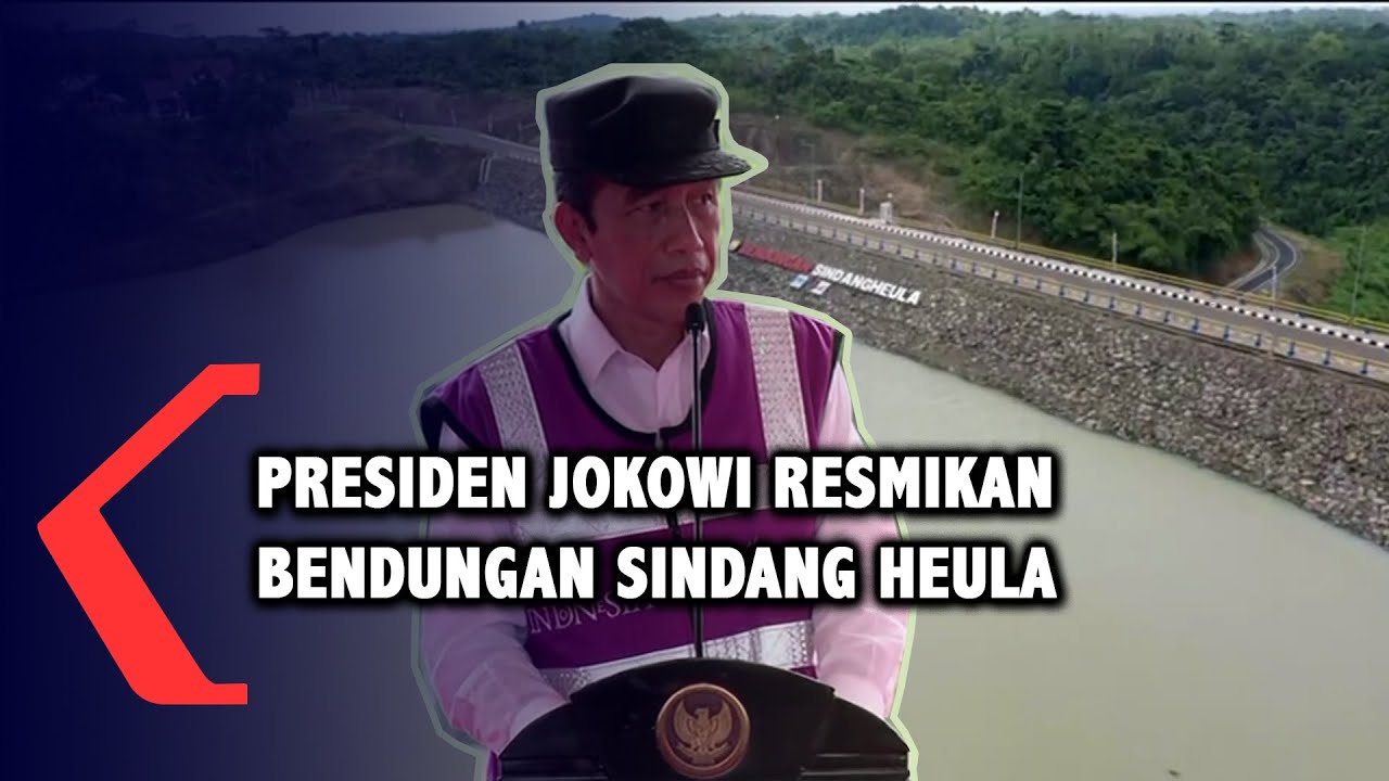 [FULL] Pidato Presiden Jokowi Saat Meresmikan Bendungan Sindang Heula