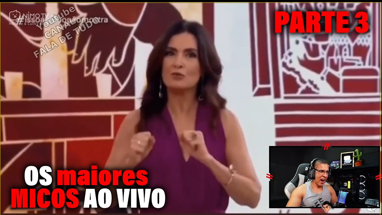 HUDSON AMORIM REAGINDO Os maiores MICOS AO VIVO na TV Brasileira! PARTE 4