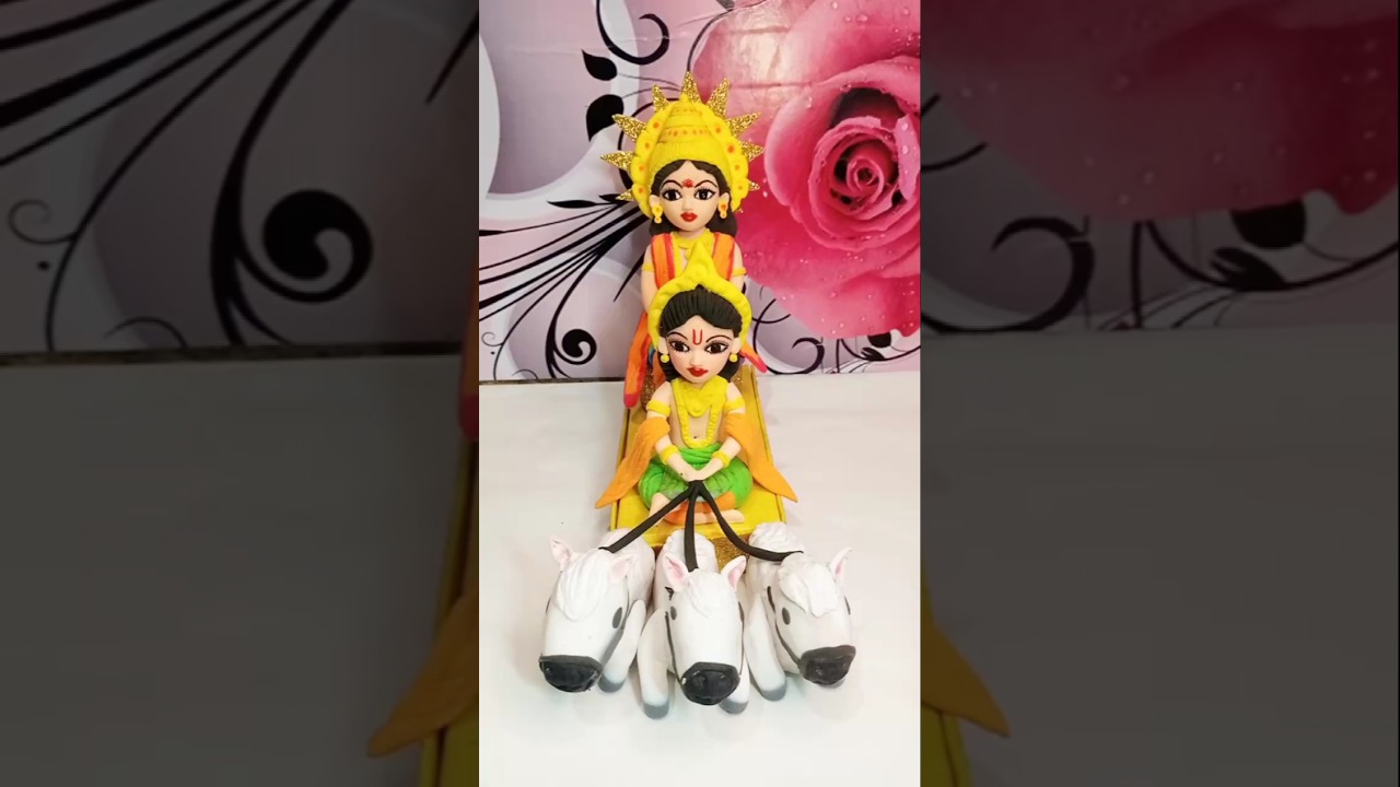 🌞 Making Surya dav  ✨with Super Clay✨ #surya #shorts#short#deeyaartgallery #viral#diy @YouTube