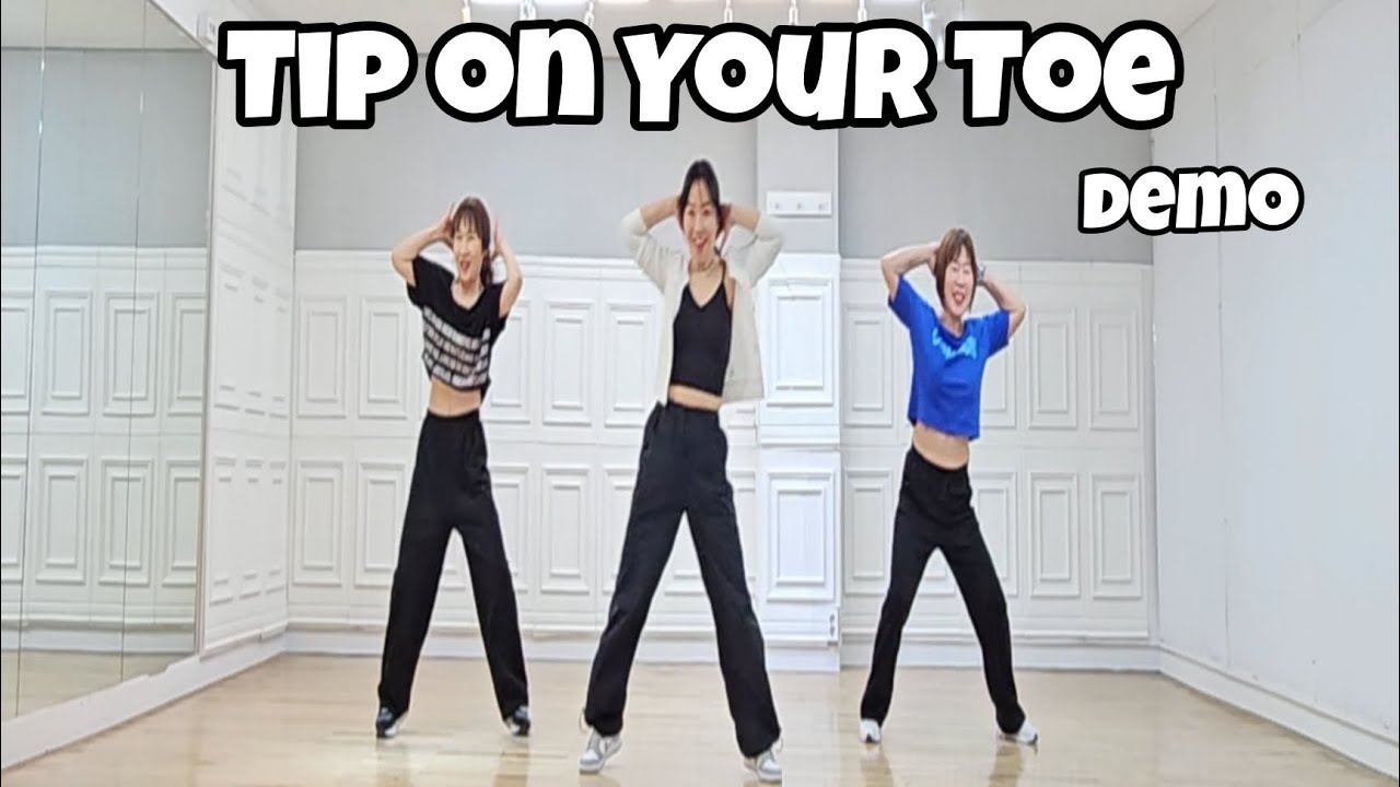 Tip on Your Toe - Line Dance (Demo) | High Intermediate | Malene | Rebecca | Rhoda