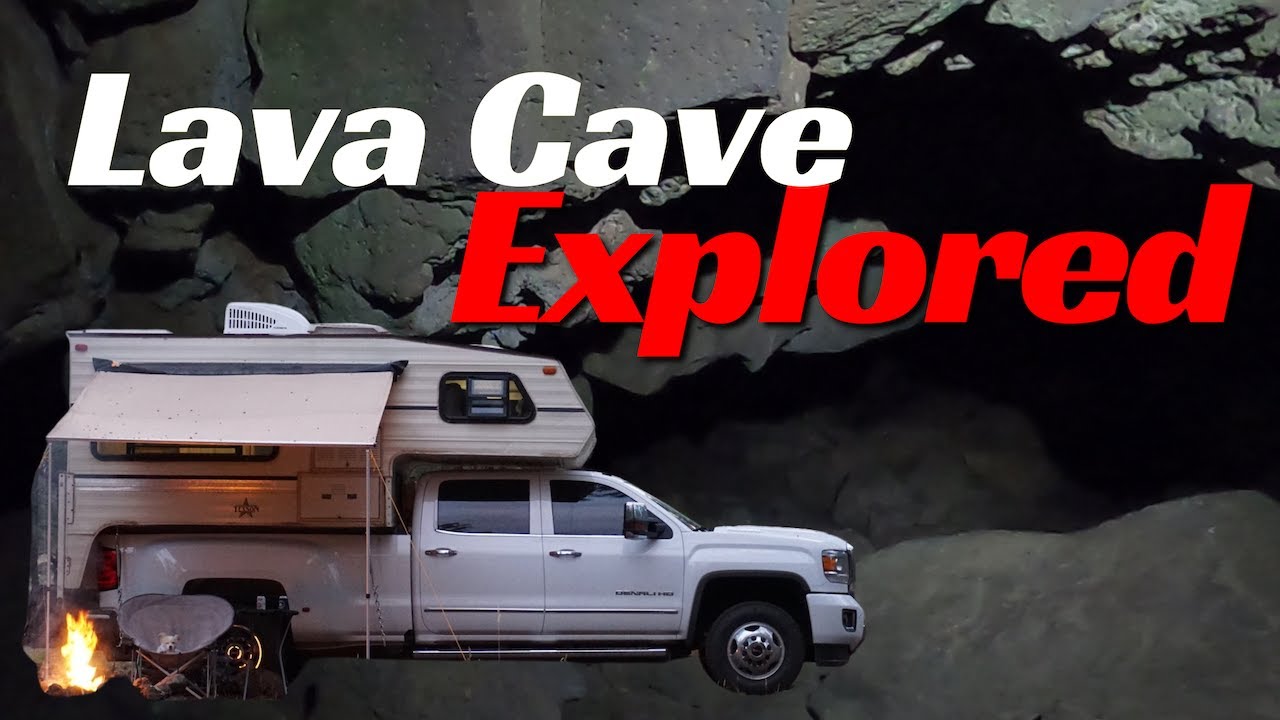 Scary LAVA CAVE Solo Exploration - Nomad Truck Camper Camping (Flagstaff, AZ)