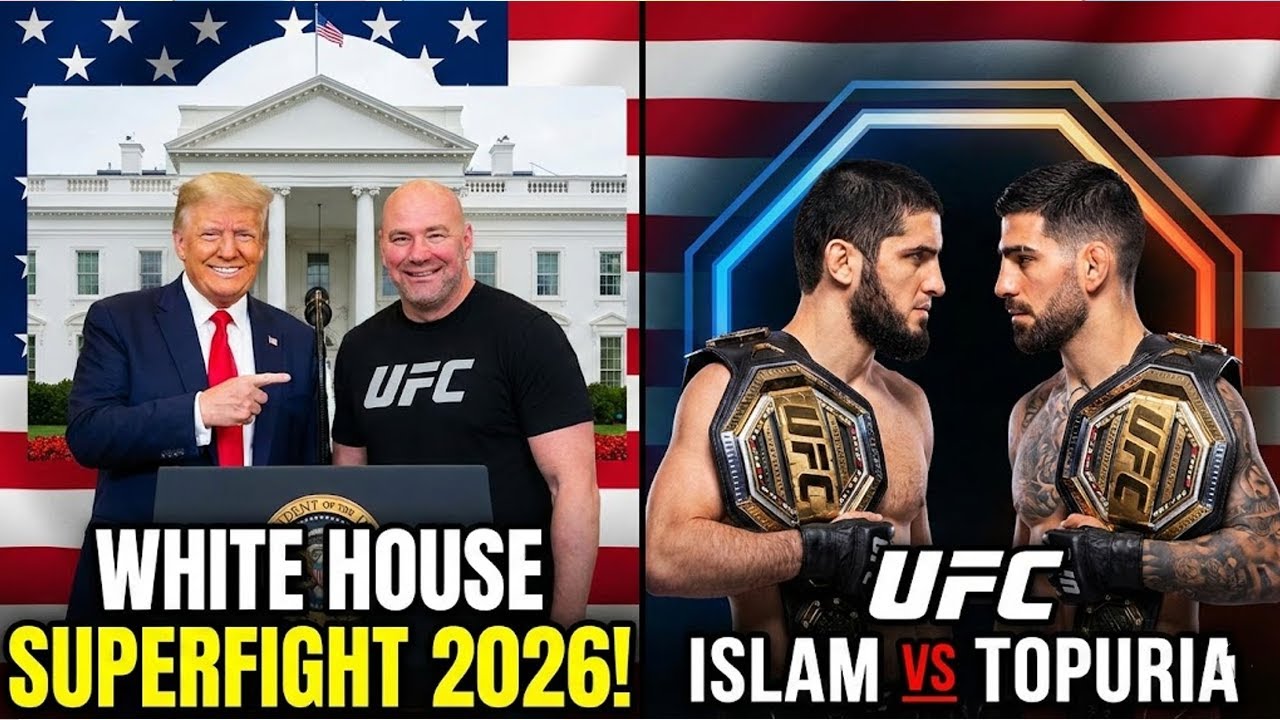 Dana White And Donald Trump ANNOUNCES Islam vs Ilia Topuria SET for WHITE HOUSE SUPERFIGHT 2026!