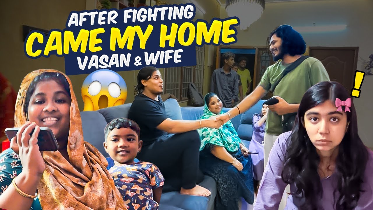 ❤️After Fighting Came My Home Vasan & Wife😔| Nothing problem Me and Vasan😍| Aj Squad 🔥