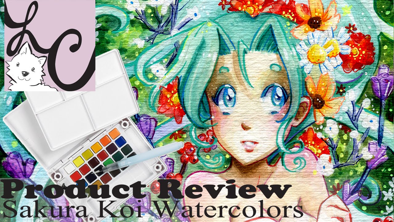 Art Supply/Product Review, Sakura Koi Water Colors Pocket Field Sketch Box -24 Set (+Speed Paint)