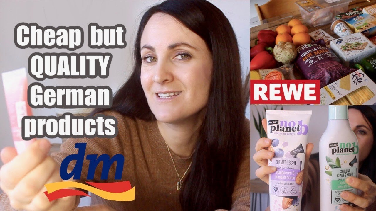 DM IN GERMANY HAS AMAZING (CHEAP) PRODUCTS! 🇩🇪 DM drugstore + REWE supermarket haul