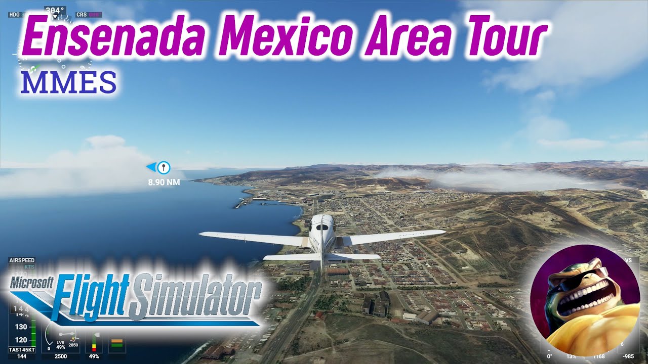 Microsoft Flight Simulator Ensenada City Tour