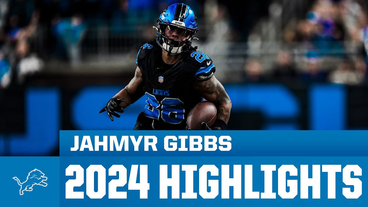 Jahmyr Gibbs highlights | 2024 Detroit Lions