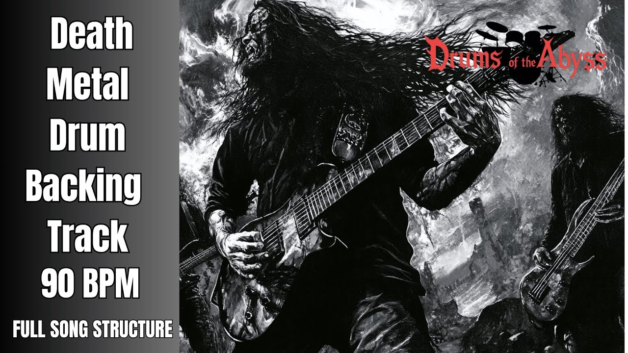 90 BPM Death Metal Drum Backing Track