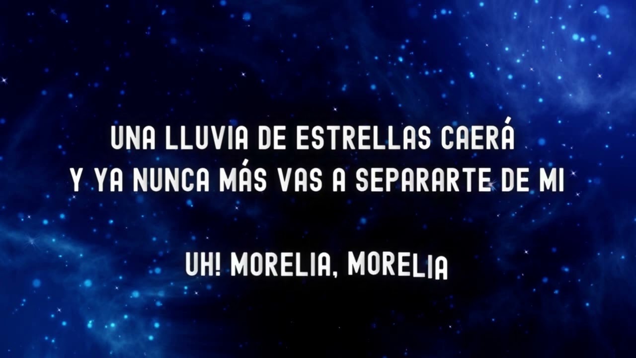 CRISTIAN CASTRO - MORELIA (PISTA KARAOKE)