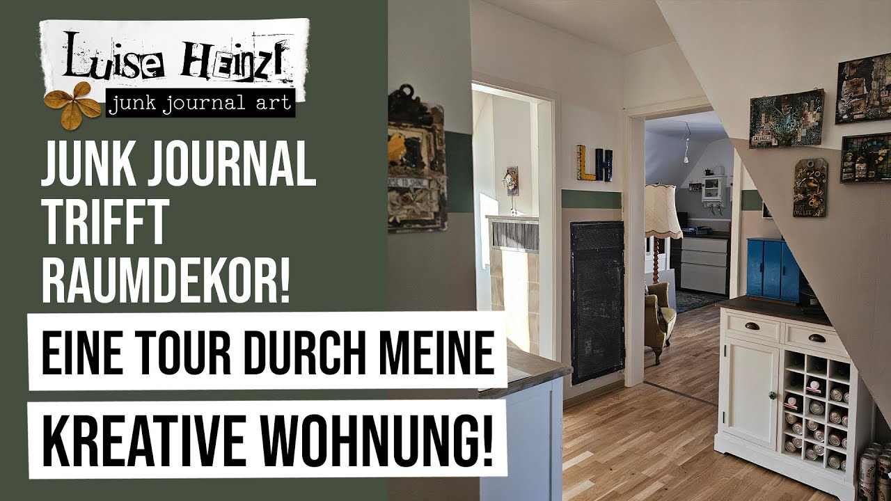 JUNK JOURNAL TRIFFT RAUMDEKOR: eine Tour durch meine kreative Wohnung [Januar 2025]