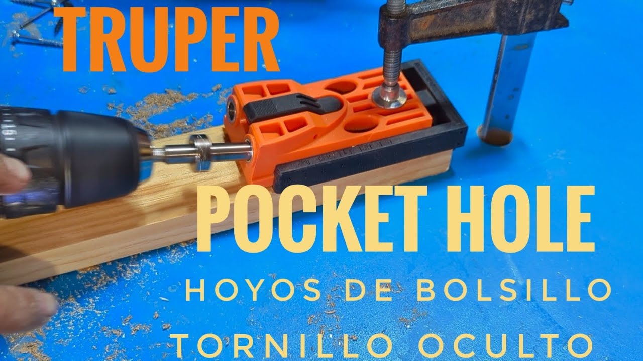 Pocket Hole TRUPER (plantilla para tornillos ocultos)