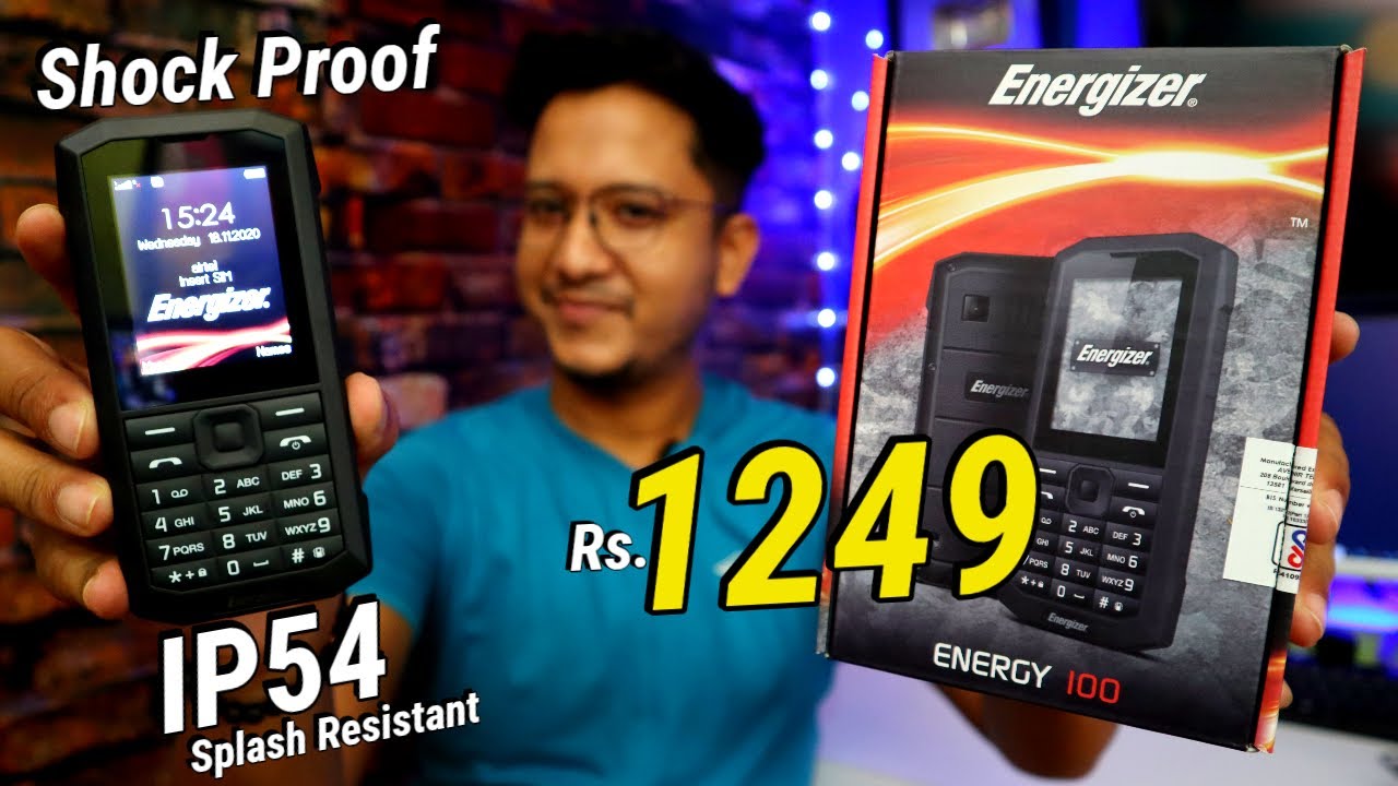 Best Budget Feature Phone at Rs.1249/- on Flipkart | Energizer Hardcase E100 Shock Proof & IP54