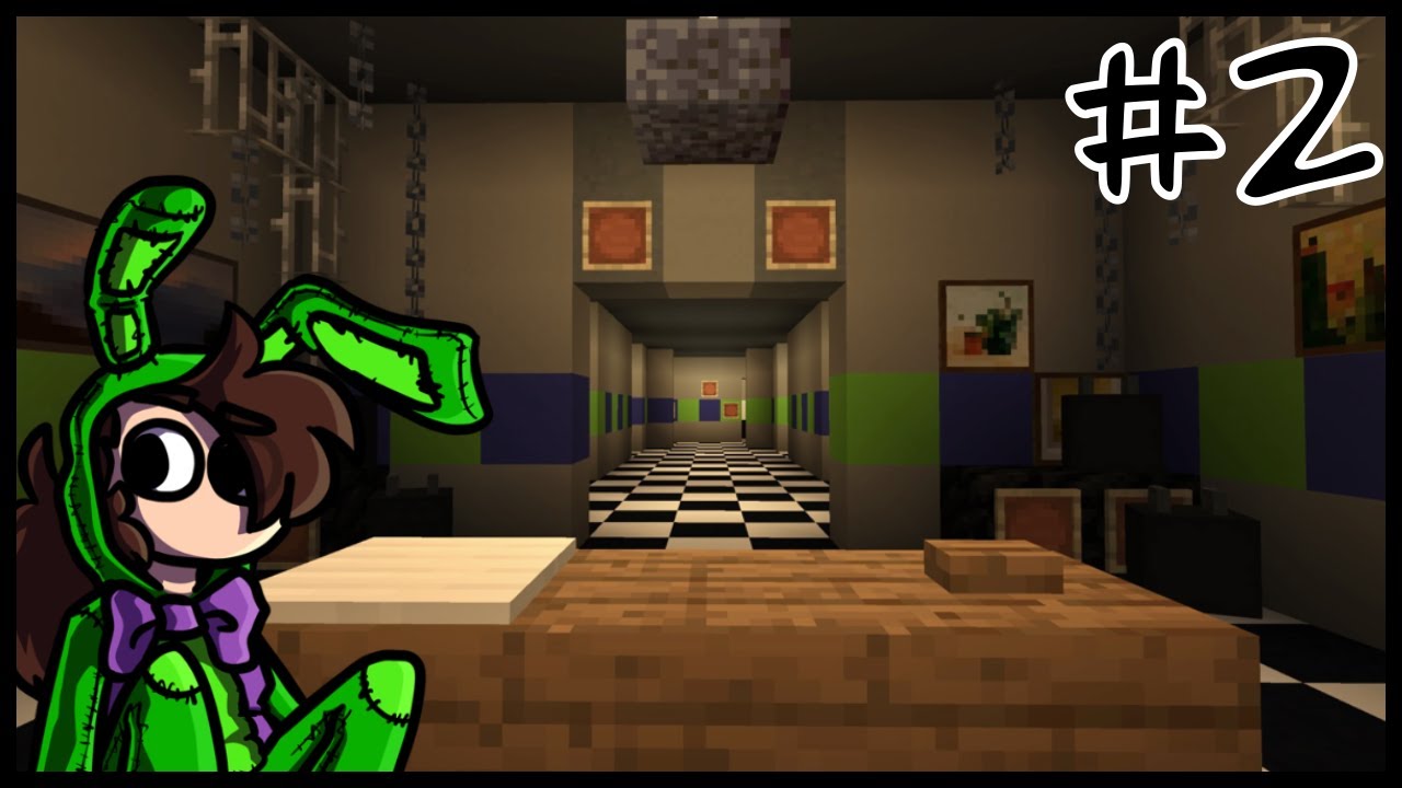Building Five Nights at Freddys 2 in Minecraft