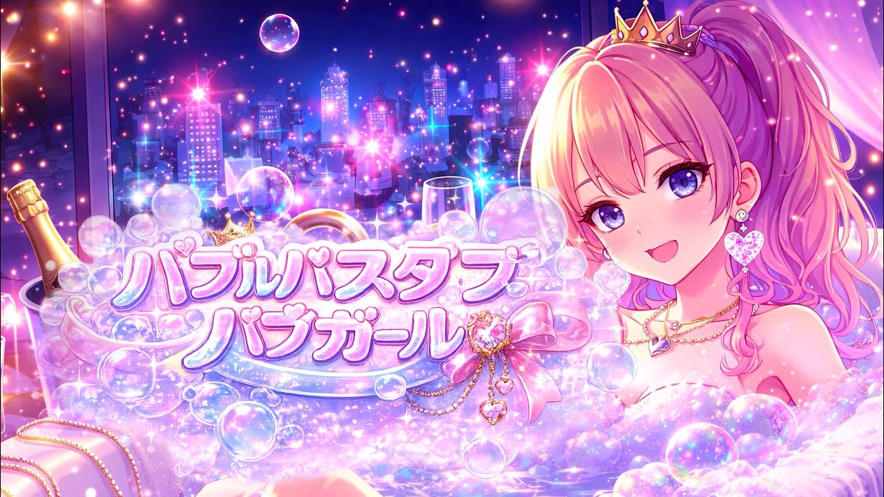 【AI生成曲】バブルバスタブ★バブガール 【AIに作曲させてみた】