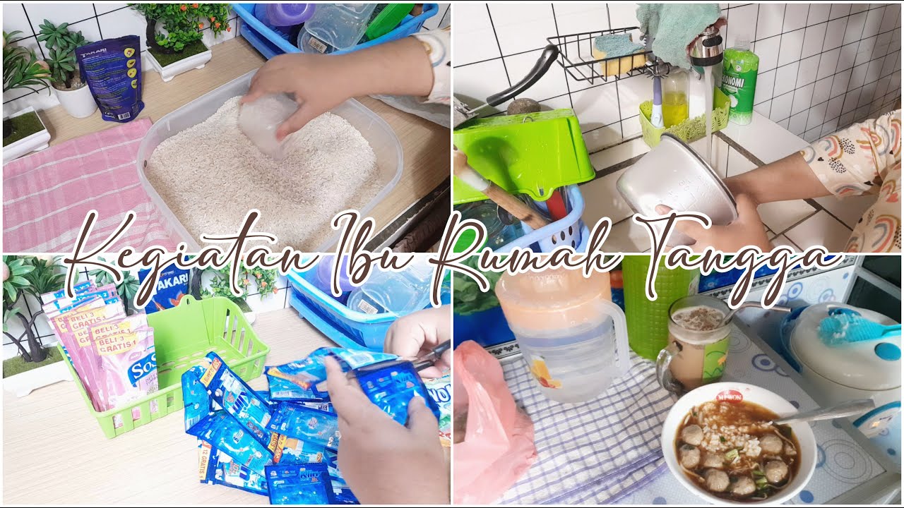 Kegiatan Ibu Rumah Tangga | Refill Beras dan Persabunan