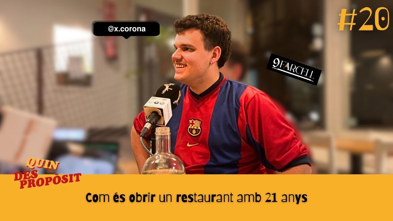 #20 Xavier Corona | El naixement d'El 9Farcell, emprendre sent jove, mantenir la cuina catalana...