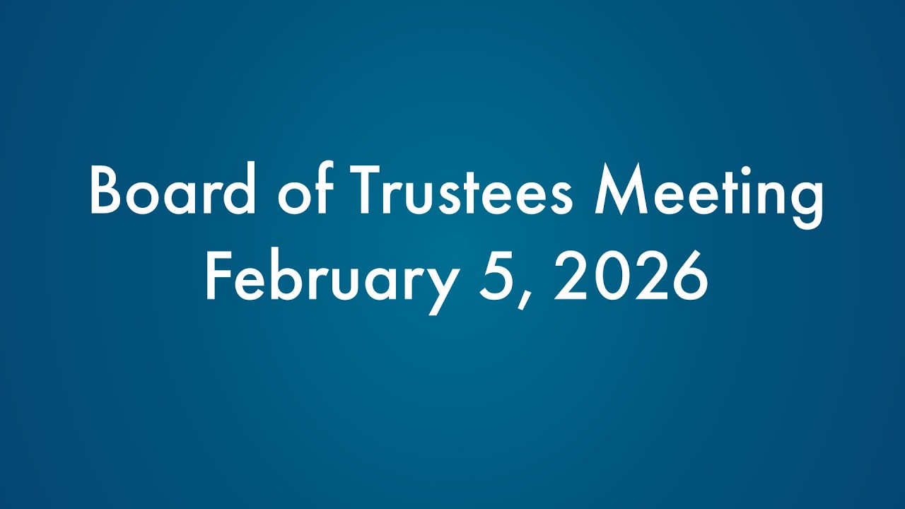 NCSD Board of Trustees February 5, 2026 Virtual  Meeting