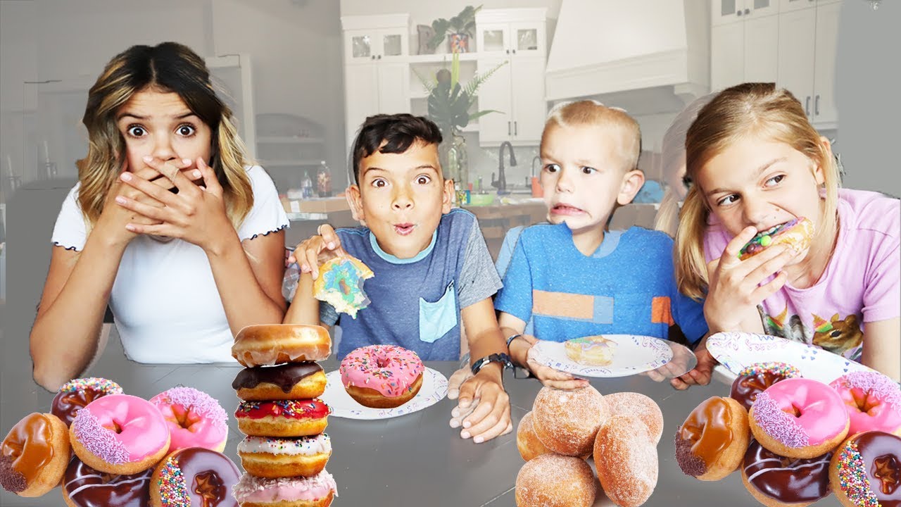LAST TO LEAVE the TABLE with Donuts!