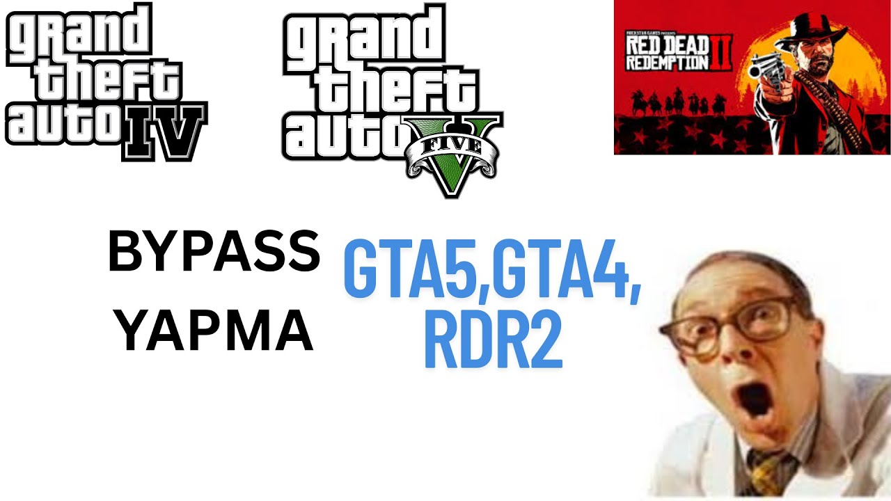 GTA5,GTA4,RDR2 NASIL BYPASS YAPILIR İZLE