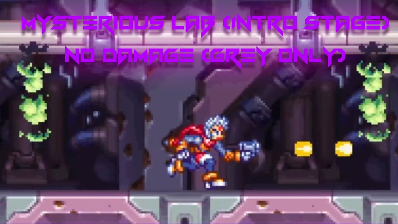 Mega Man ZX Advent, Mysterious Lab (Grey Only, No Damage)