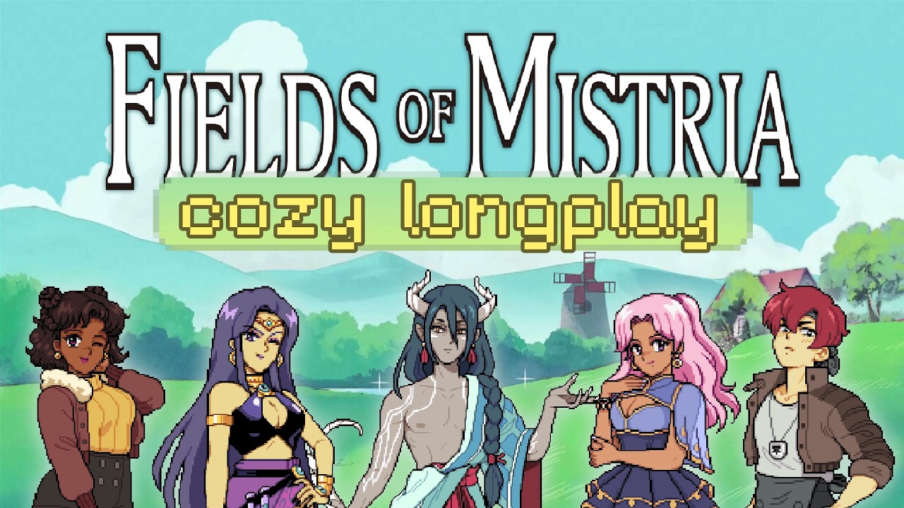 🌱 playing Fields of Mistria | cozy longplay - for study, sleep & relax [no commentary]