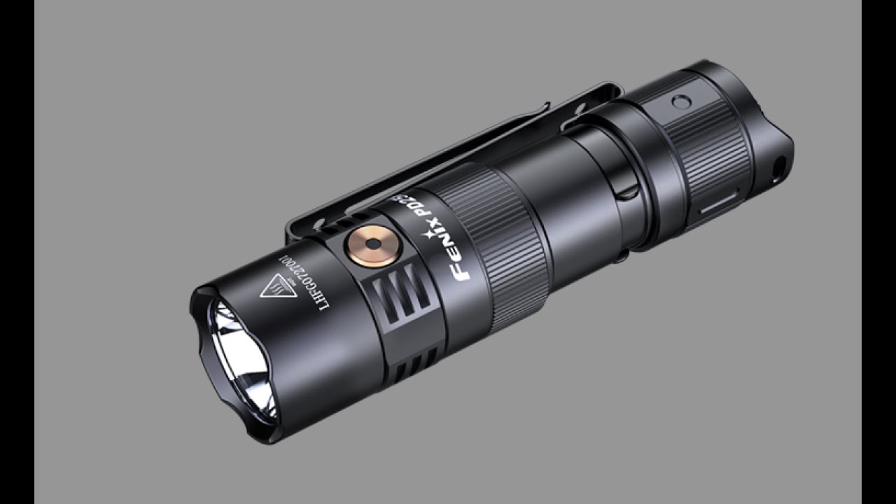 Fenix PD25R 800 Lumen BackUp Taschenlampe aufladbar