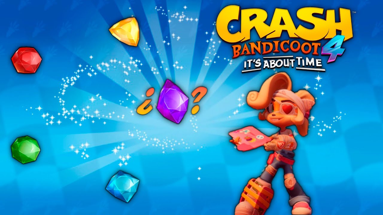 🌈 TODAS LAS GEMAS DE COLORES Crash Bandicoot 4 - (Guia Para OBTENER la GEMA AZUL🔷)