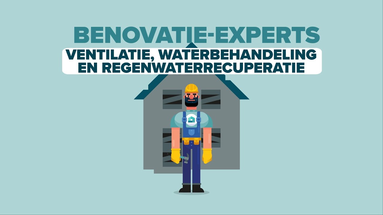 BENOvatie-experts 5: ventilatie - regenwaterrecuperatie - waterbehandeling