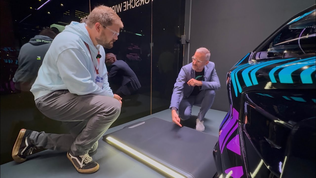 Porsche Cayenne EV Wireless Charging Explained!