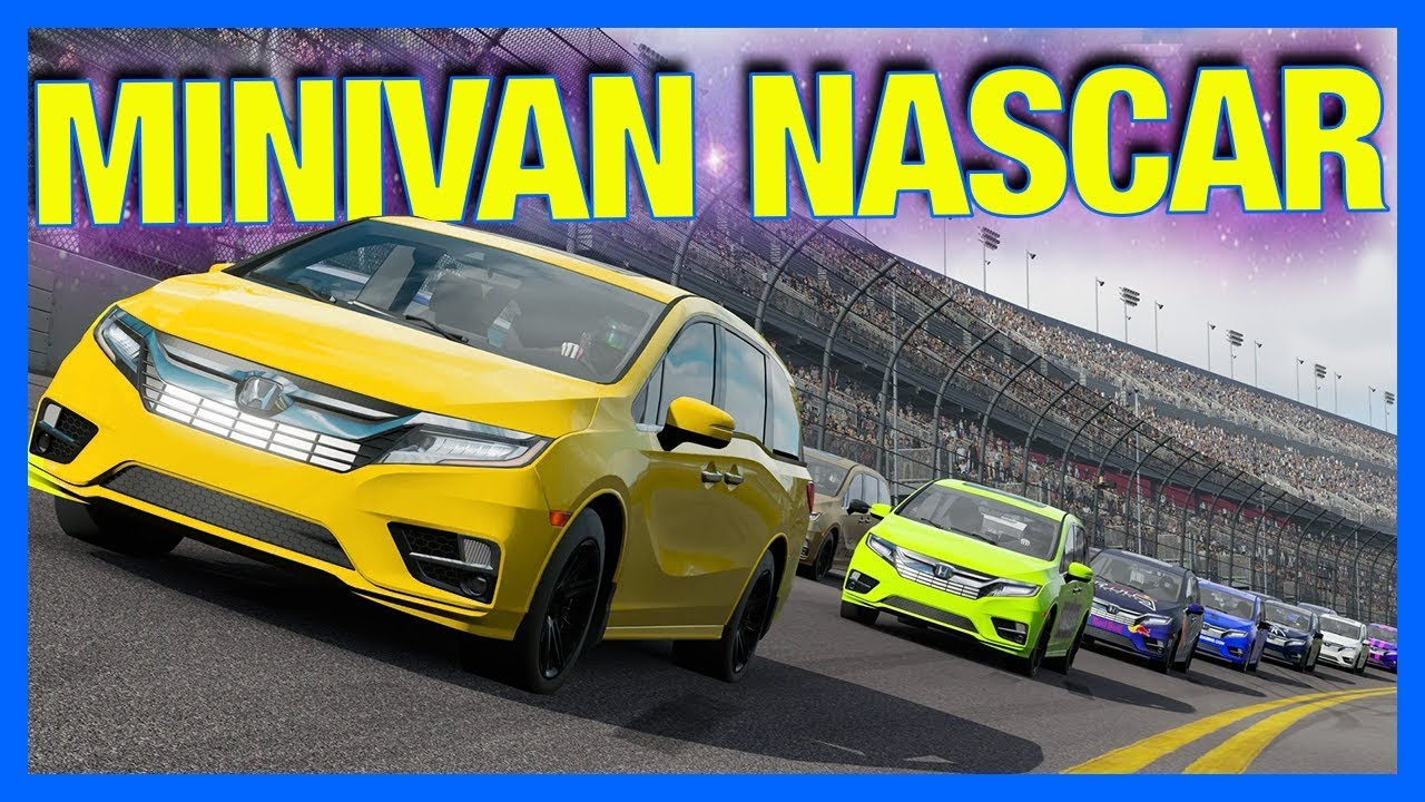 Forza 7 Online : 1000 HORSEPOWER MINIVAN NASCAR!!