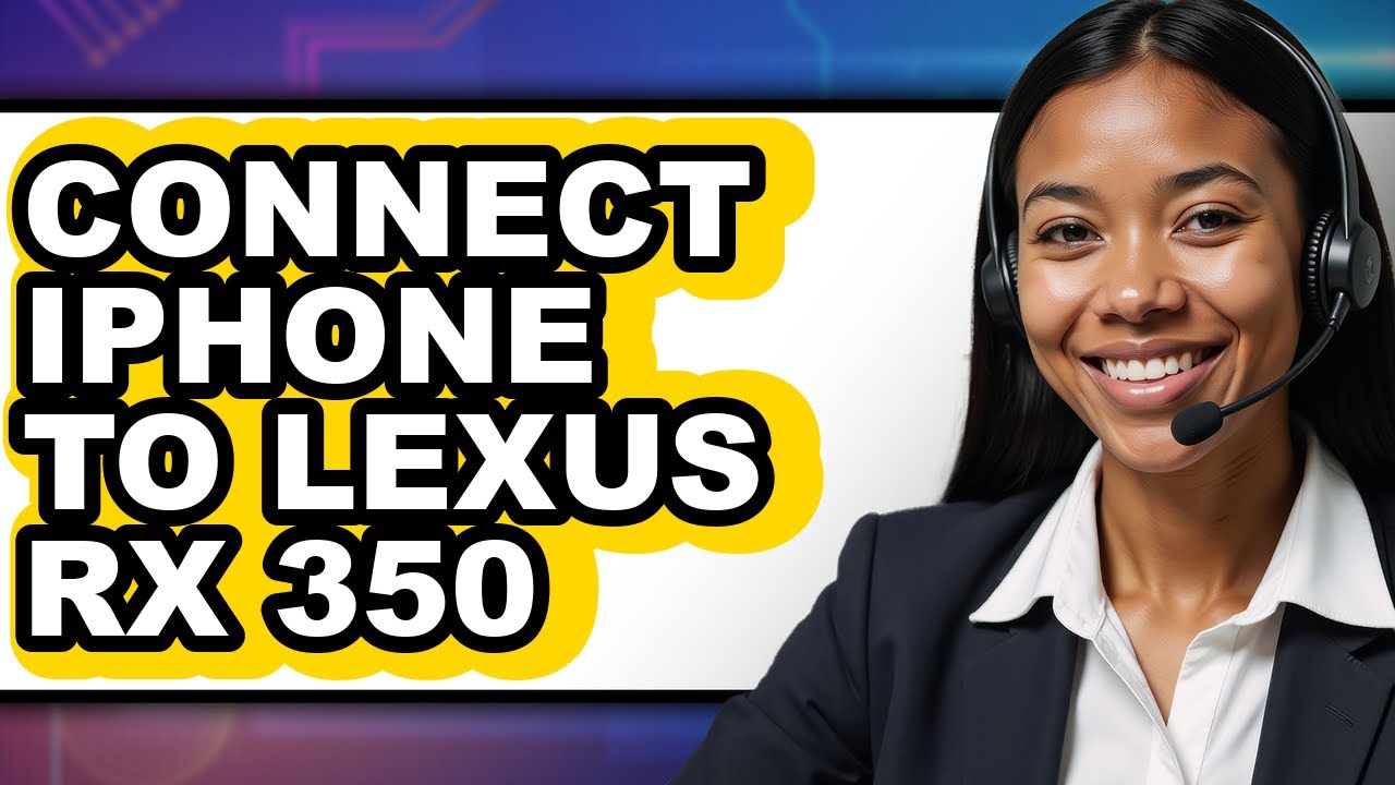 How to Connect iPhone to Lexus RX 350 (UPDATED)