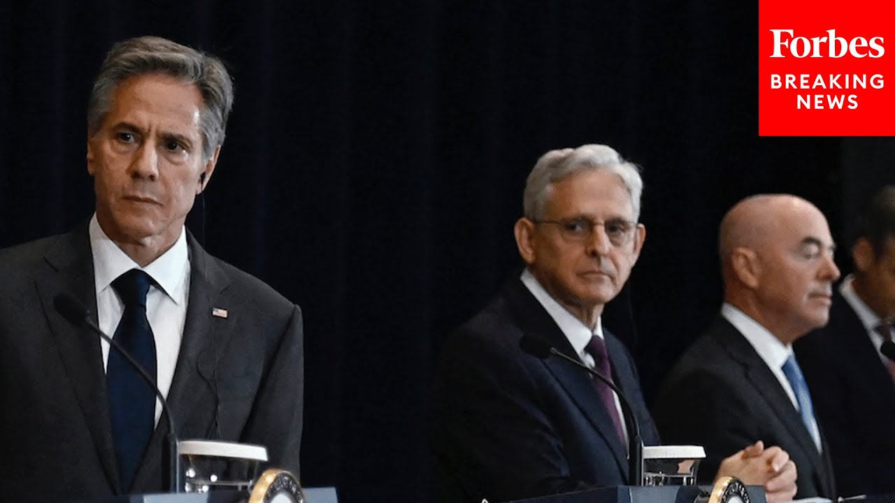 Sec. Blinken, Sec. Mayorkas, And AG Garland Deliver Remarks At High-Level US-Mexico Security Talks