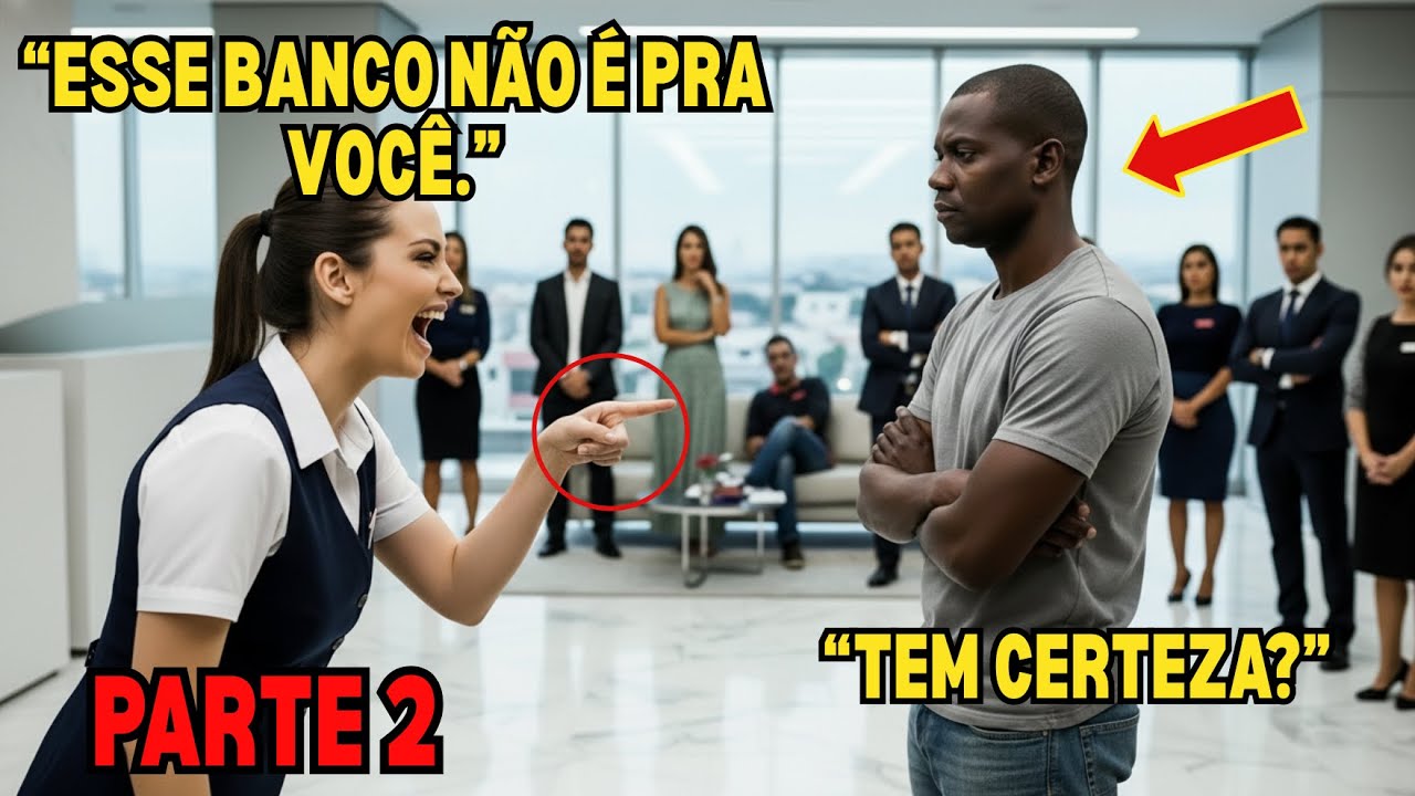 Caixa do Banco Humilha Homem Negro na Fila — Minutos Depois Ele Compra o Banco | Parte 2