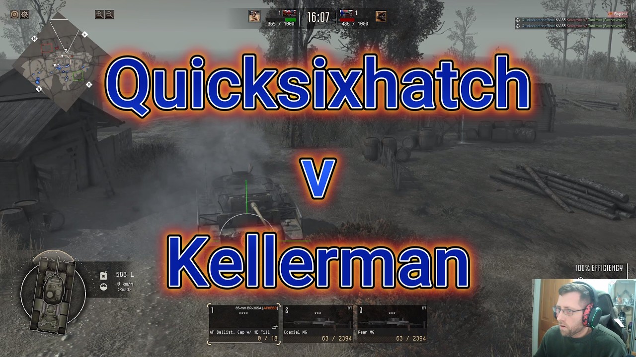 Gates Of Hell Ostfront | Kellerman V Quicksixhatch CHOO CHOO 1v1 Nevel again