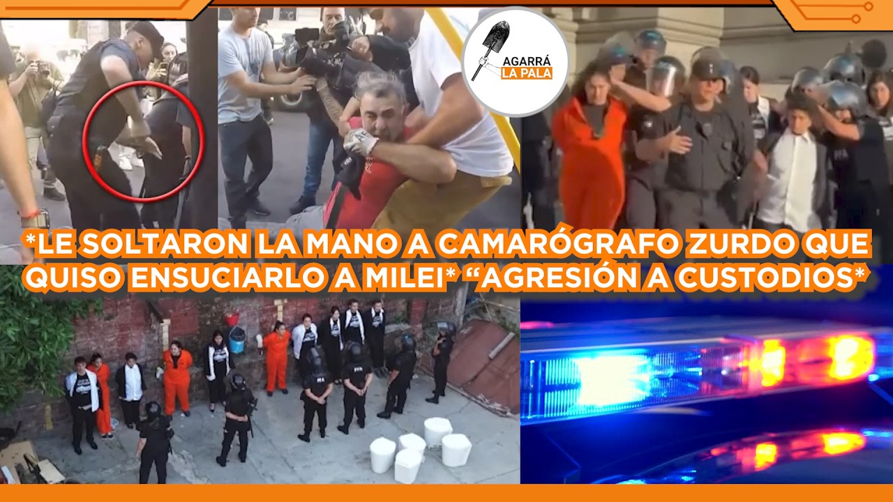 LE SUELTAN LA MANO A CAMARÓGRAFO ZURDO DE A24 QUE QUISO ENSUCIAR A MILEI: 